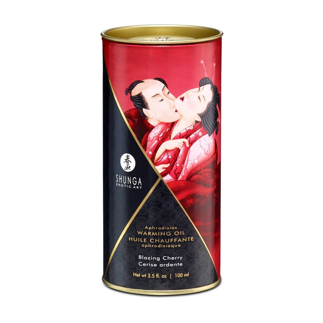 S-2200_1 Huile chauffante, Aphrodisia Blazing Cherry, 3,5 fl oz / 100 ml – Image 1