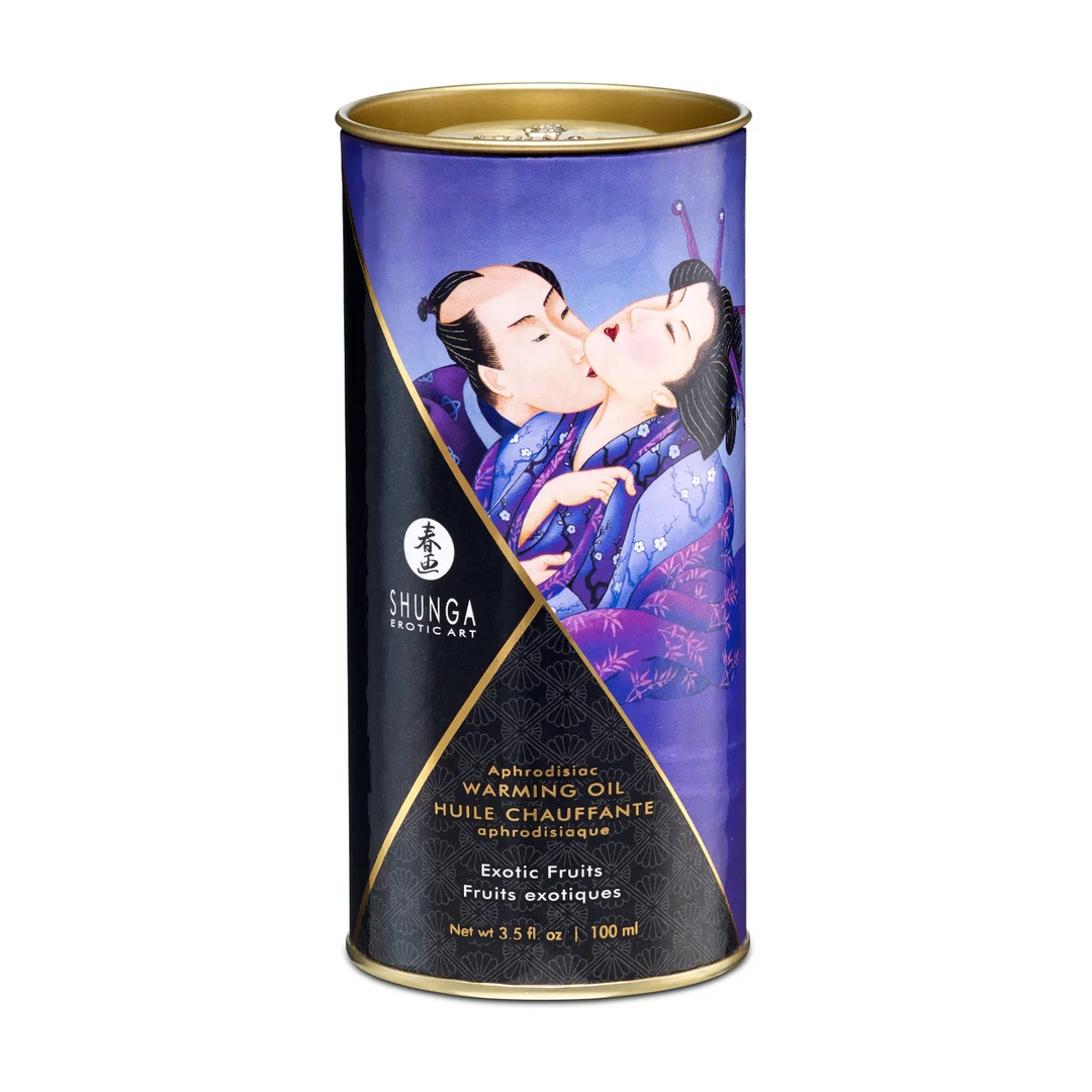 Huile chauffante – Fruits exotiques – Aphrodisia Olie 100 ml – Image 1
