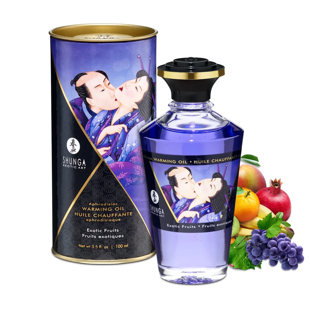 Huile chauffante – Fruits exotiques – Aphrodisia Olie 100 ml – Image 4
