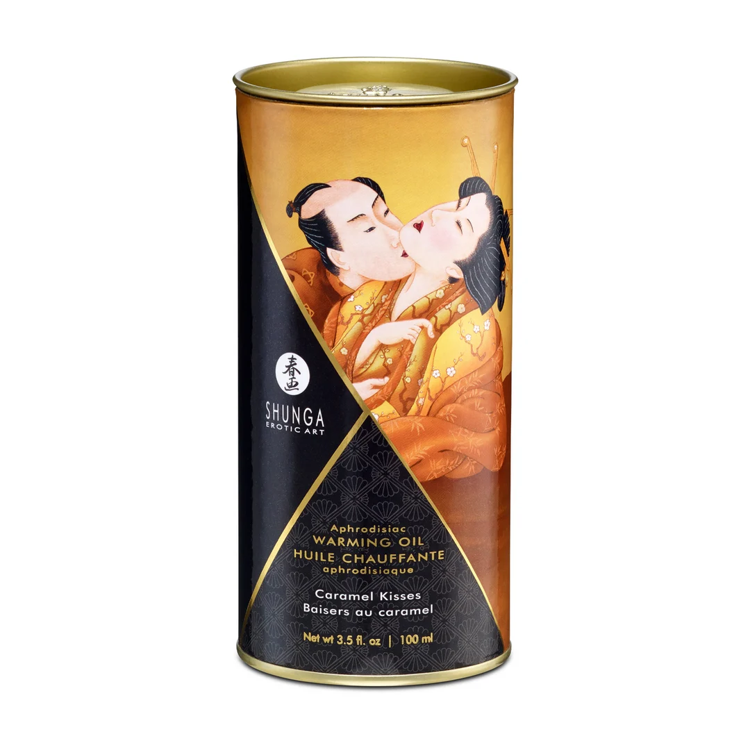 S-2215_1 Huile chauffante Shunga Aphrodisia au caramel 100 ml – Image 1