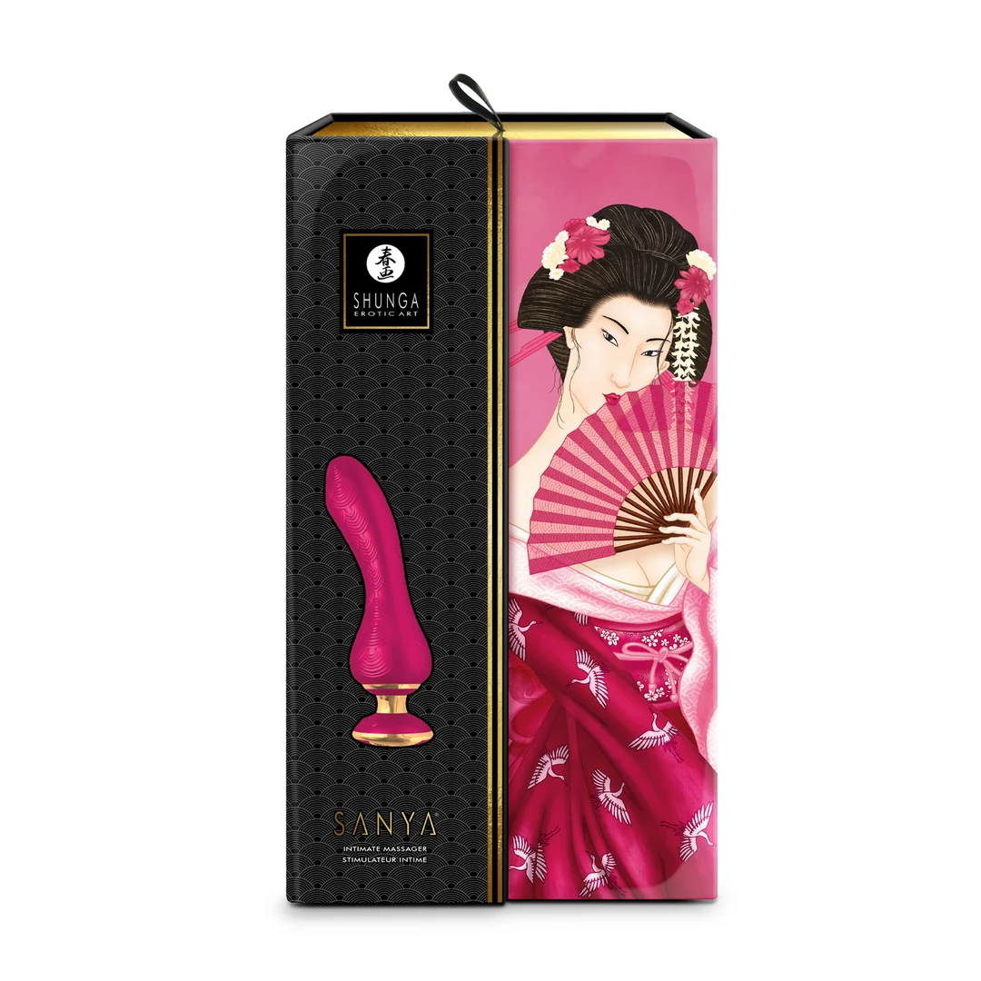 Vibromasseur – design ergonomique – SANYA violet Shunga – Image 7
