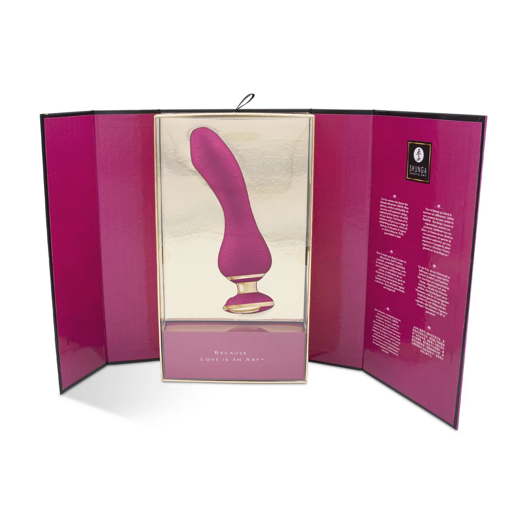 Vibromasseur – design ergonomique – SANYA violet Shunga – Image 8