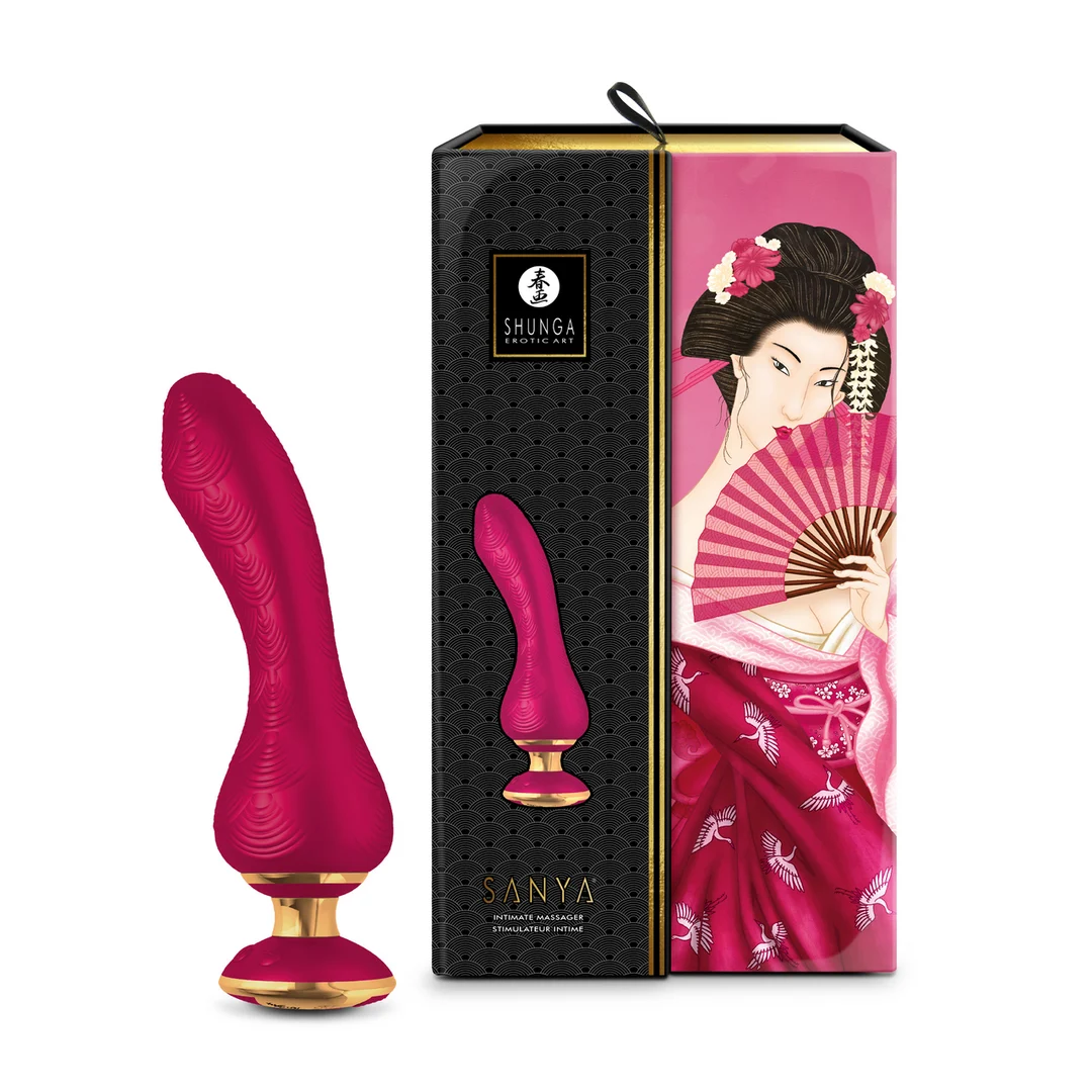 Vibromasseur – design ergonomique – SANYA violet Shunga – Image 9