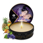 Bougie de massage mini avec huile tiède, fruits exotiques, 1 oz / 30 ml – Image 2