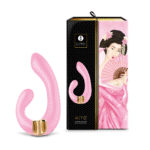 Vibromasseur pour le point G avec prise en main confortable, rose clair Shunga – Image 3