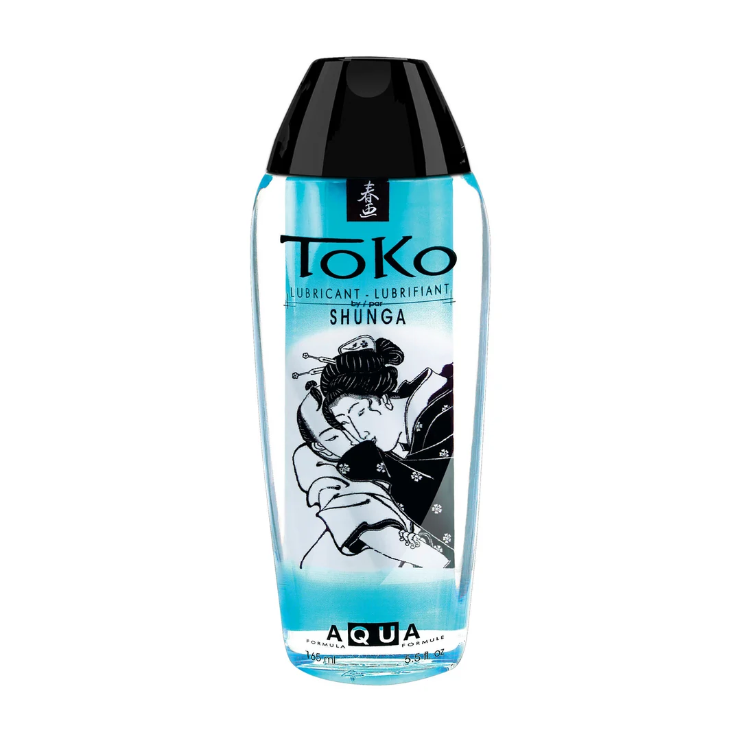 S-6200_1_1 Lubrifiant à base d’eau, TOKO AQUA ultra soyeux et compatible avec le latex, sans parfum ni goût, 165 ml, Shunga – Image 1