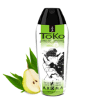 Lubrifiant aromatisé à base d’eau, ultra soyeux, poire et thé vert exotique, 165 ml, Shunga – Image 2