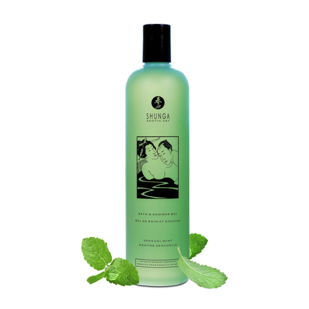 Gel bain et douche Shunga Sensual Mint 370 ml – Image 2