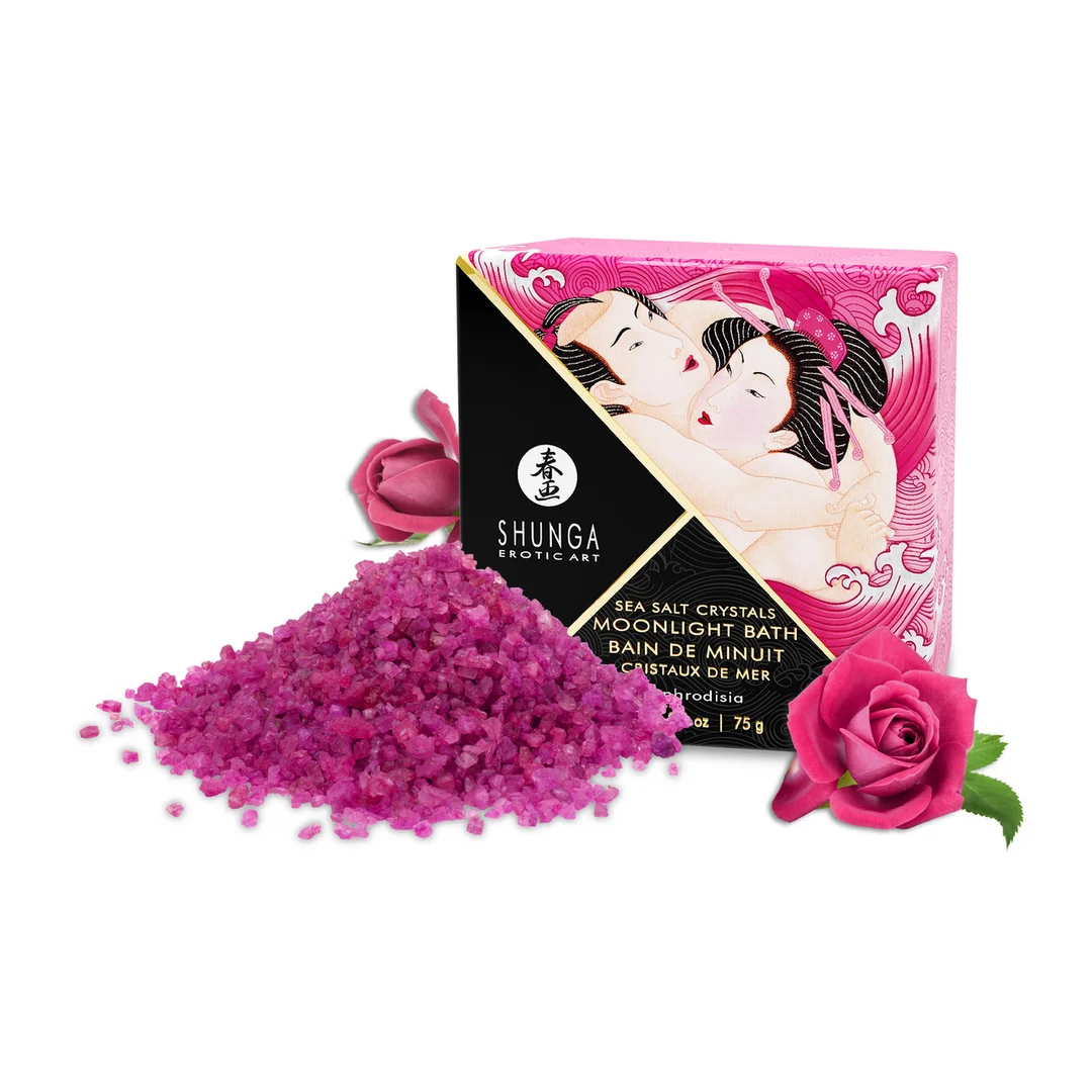 Sels de bain – Mini Oriental Crystals, cristaux moussants au sel de la mer Morte – Aphrodisia – Shunga – 75 gr / 2,65 oz – Image 3
