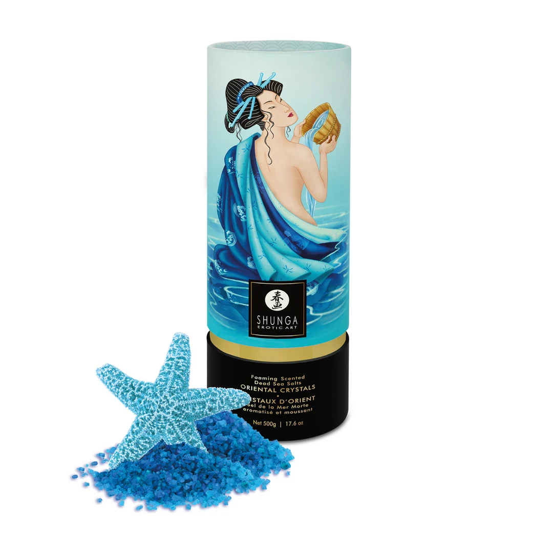 Sels de bain – Cristaux orientaux moussants de sel de la mer Morte – Ocean Temptations – Shunga – 17,6 oz / 500 gr – Image 5