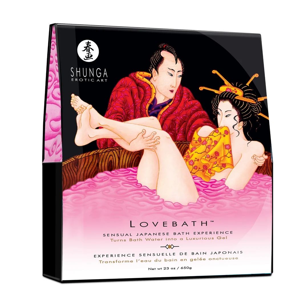 S-6801_1 Lovebath : bain japonais sensuel aux perles gélifiées : Dragon Fruit : Shunga : 20 oz / 575 gr – Image 1