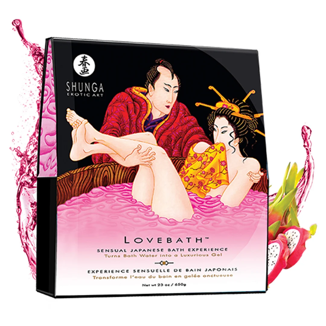 Lovebath : bain japonais sensuel aux perles gélifiées : Dragon Fruit : Shunga : 20 oz / 575 gr – Image 2