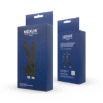 Douche anale, Shower Douche Duo Kit pour débutants avec 2 embouts en silicone, noir, Nexus – Image 2