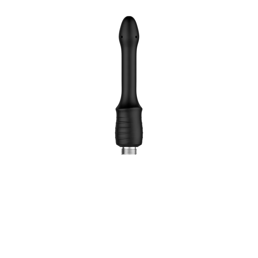 Douche anale, Shower Douche Duo Kit pour débutants avec 2 embouts en silicone, noir, Nexus – Image 3