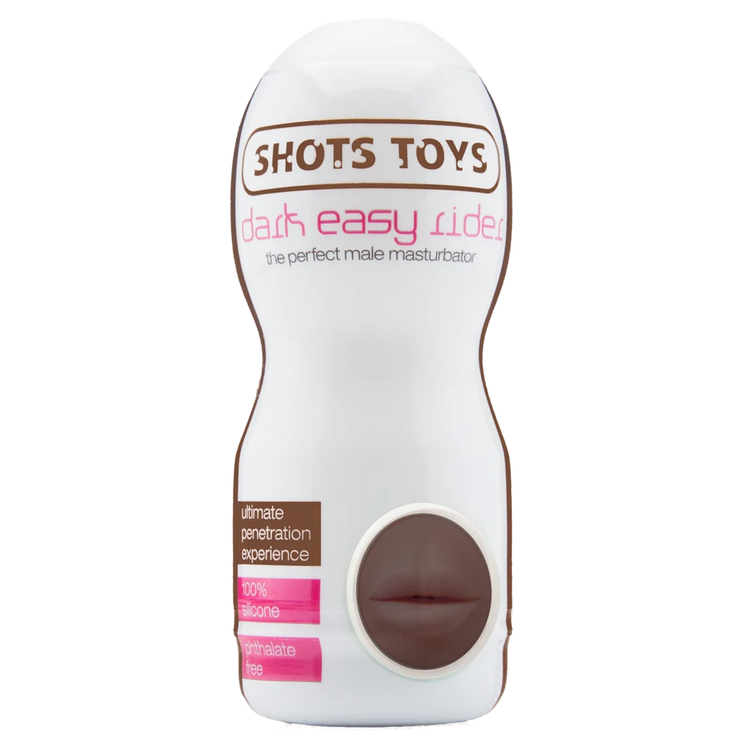 Masturbateur en forme de bouche en silicone doux – Dark Easy Rider – Image 1