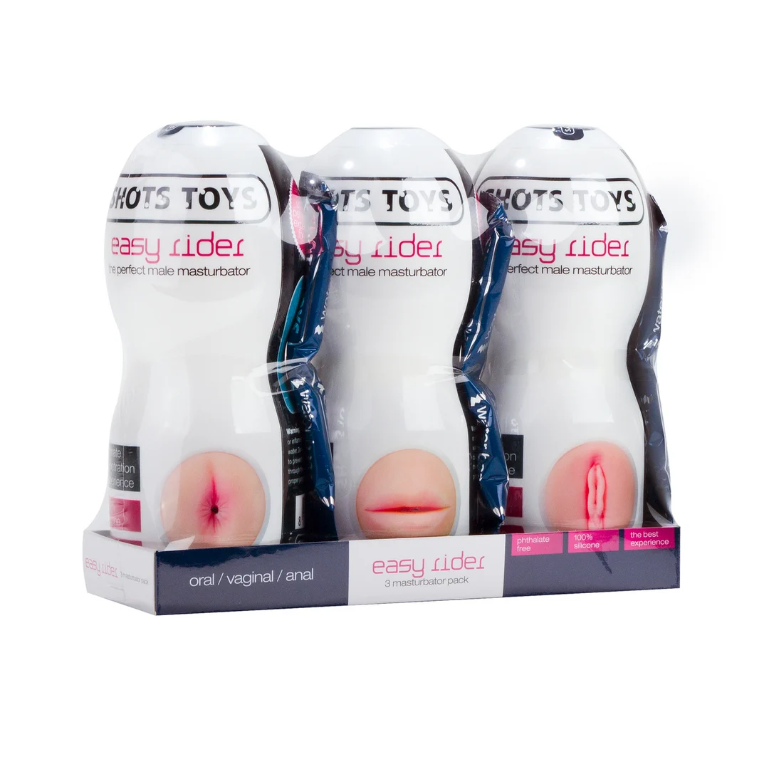Set de 3 masturbateurs Easy Rider – Image 1