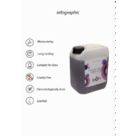 Lubrifiant à base d’eau – Compatible avec les préservatifs en latex – Fruits des bois – 1,3 gal / 5 l – Shots Lubes – Image 3