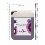 Lubrifiant à base d’eau – Compatible avec les préservatifs en latex – Fruits des bois – 1,3 gal / 5 l – Shots Lubes – Image 4