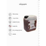 Lubrifiant aromatisé – À base d’eau, compatible avec les préservatifs en latex – Chocolat – 1,3 gal / 5 l – Image 3