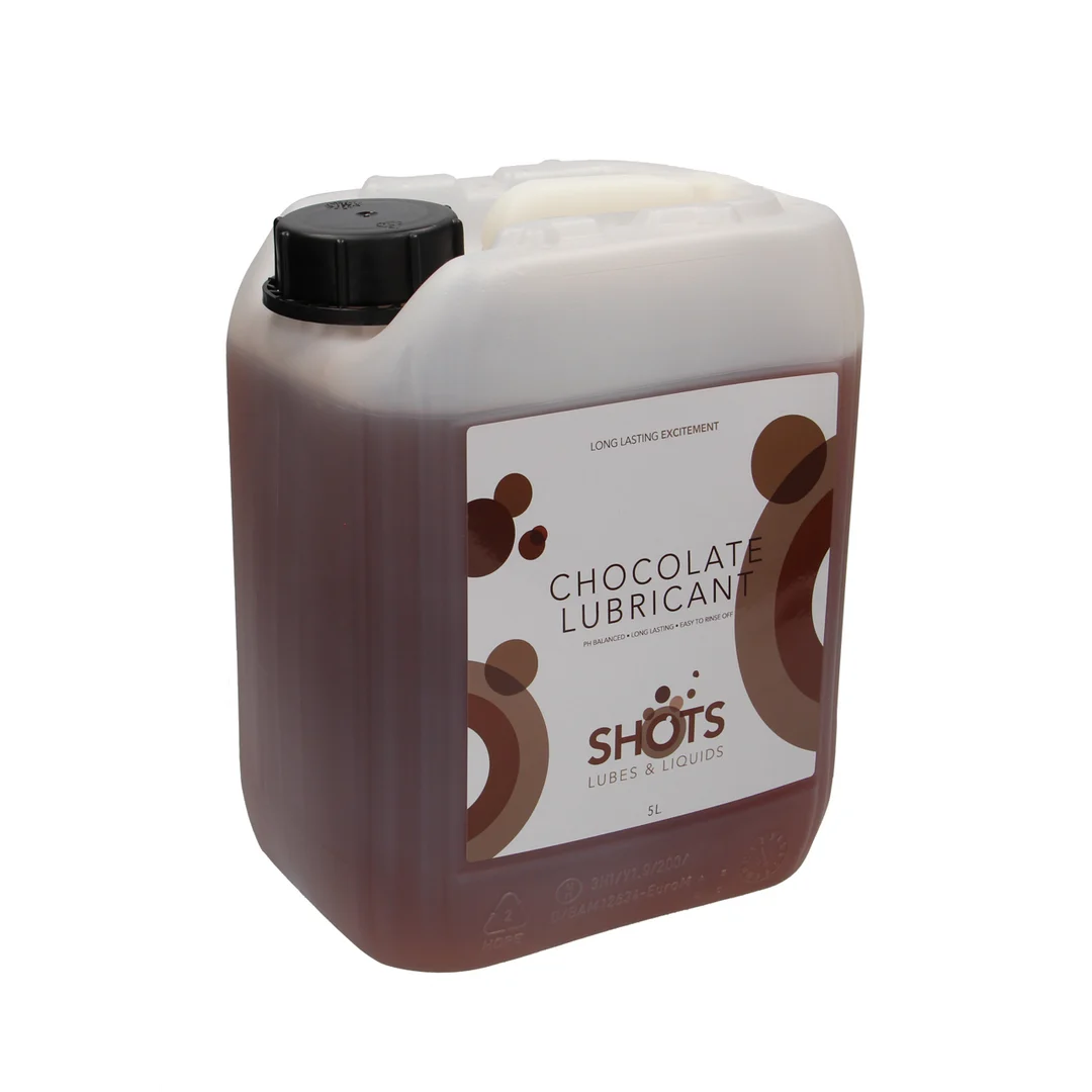 Lubrifiant aromatisé – À base d’eau, compatible avec les préservatifs en latex – Chocolat – 1,3 gal / 5 l – Image 5