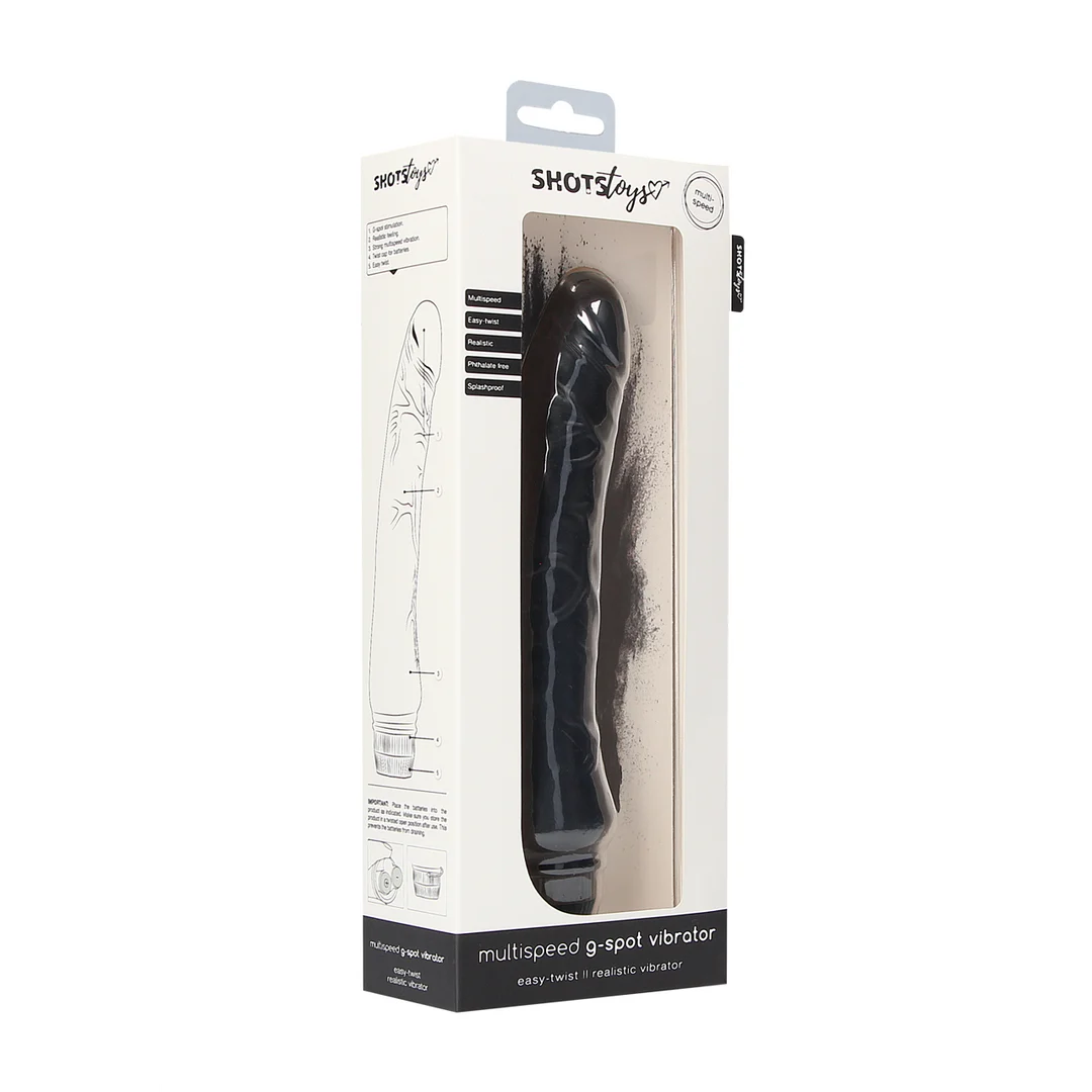 SHT434BLK_1_1 Vibromasseur point G Multispeed Shots Toys – Image 1