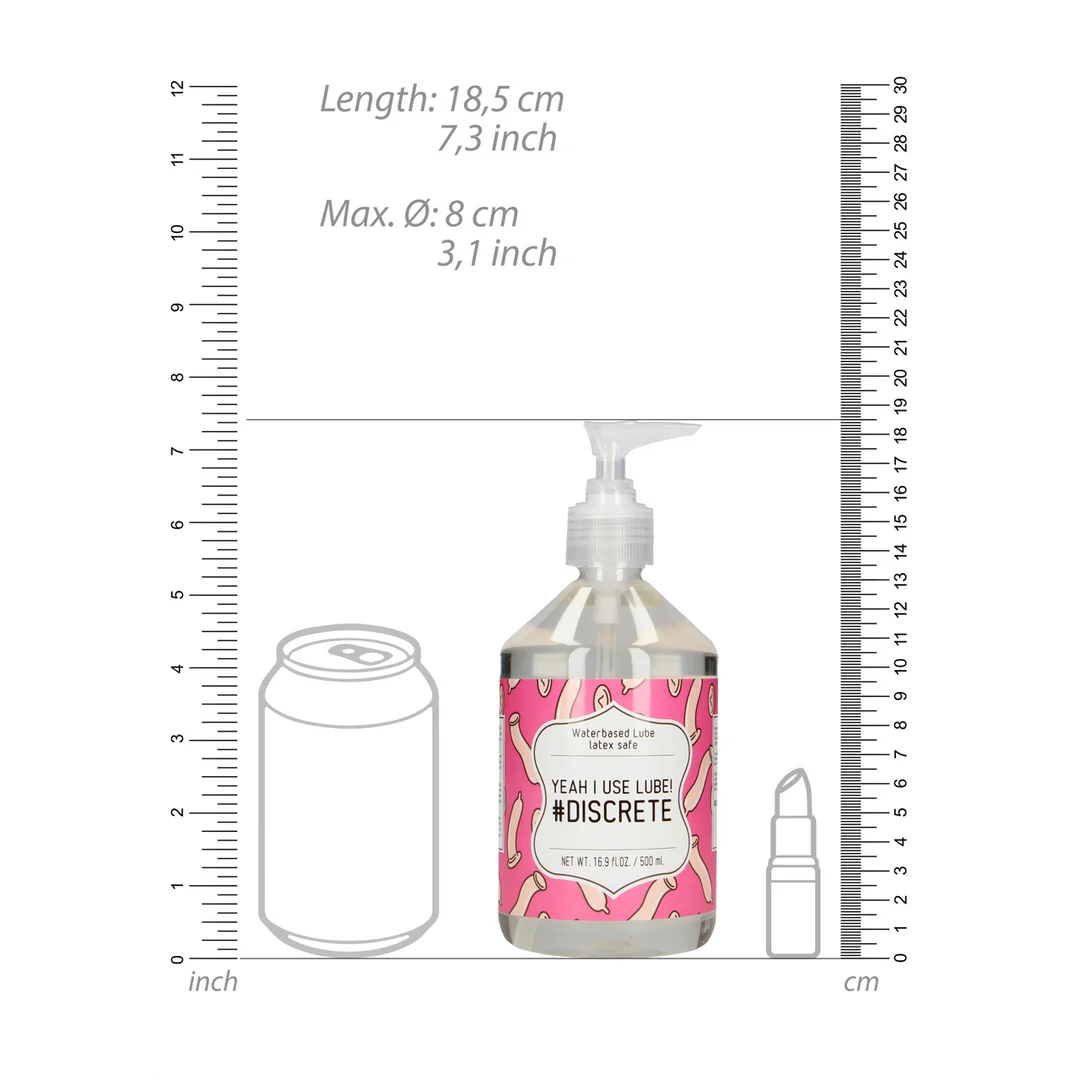 Lubrifiant à base d’eau – Testé sous contrôle dermatologique, convient aux préservatifs en latex – Sans parfum, sans goût – 500 ml – S-Line by Shots – Image 3