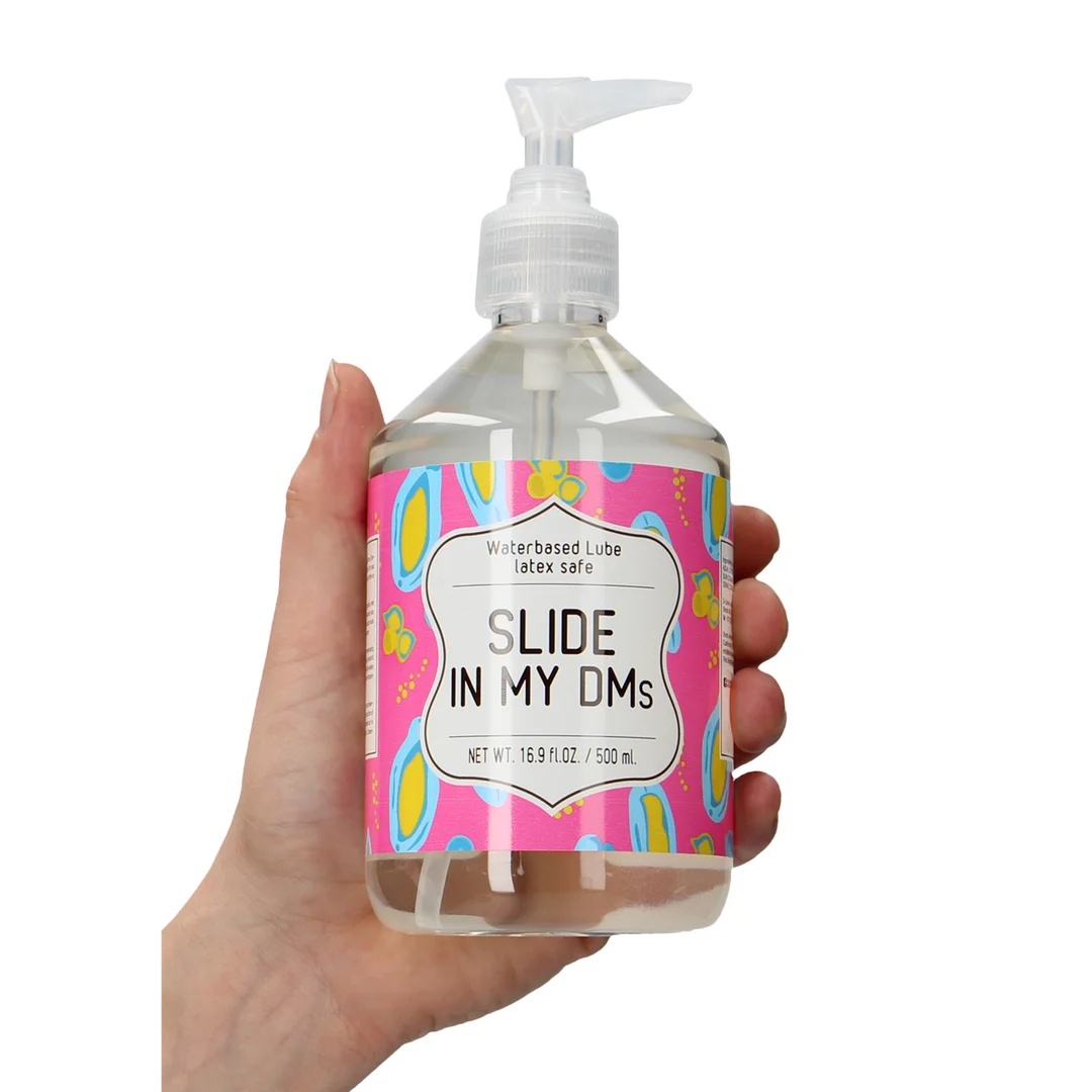 Lubrifiant à base d’eau, testé sous contrôle dermatologique et compatible avec les préservatifs en latex, sans parfum et sans goût, 500 ml, S-Line by Shots – Image 4