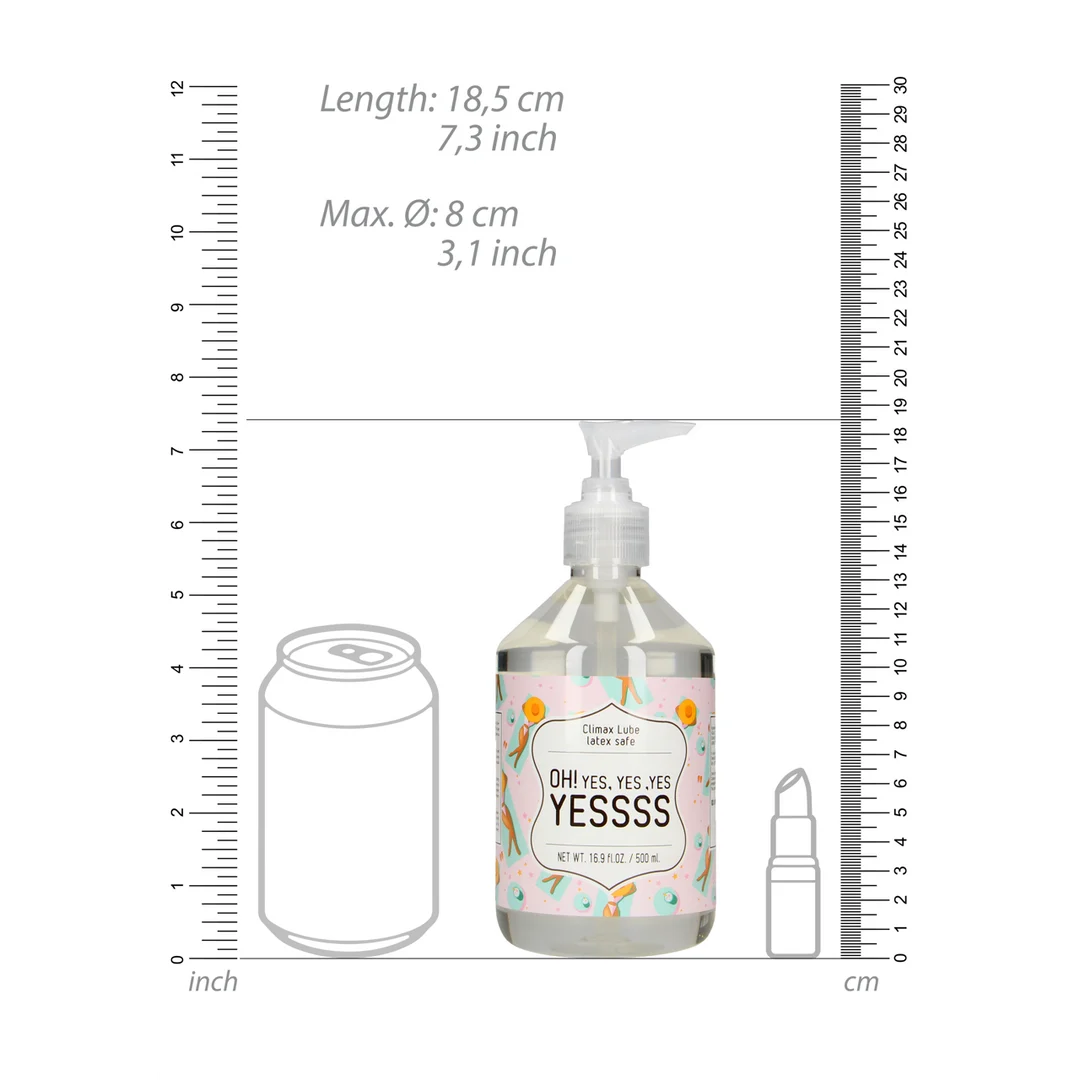 Lubrifiant à base d’eau, compatible avec les préservatifs en latex, testé sous contrôle dermatologique, sans parfum et sans goût, 500 ml, S-Line by Shots – Image 3