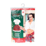 Costume d’écolière blanc et rouge