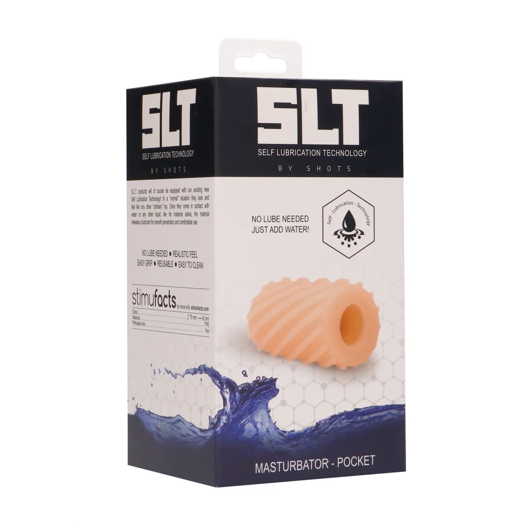 Masturbateur de poche auto lubrifiant SLT by Shots – Image 1