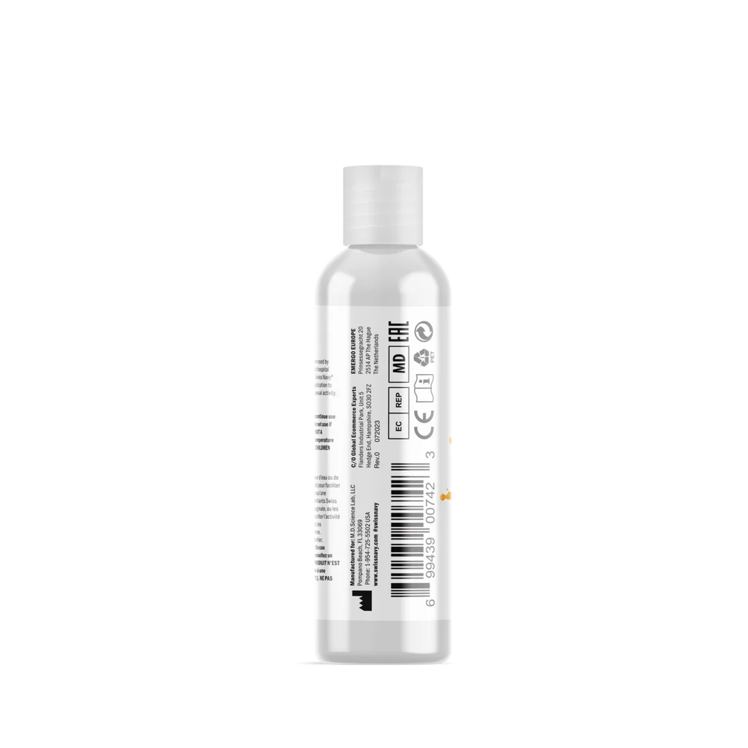 Lubrifiant aromatisé : 4 in 1 Playful Flavors, comestible et chauffant, mangue, sachet de 5 ml, Swiss Navy – Image 3