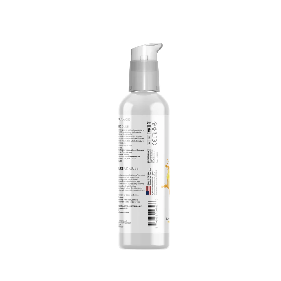Lubrifiant aromatisé : 4 in 1 Playful Flavors, comestible et chauffant, mangue, sachet de 5 ml, Swiss Navy – Image 6
