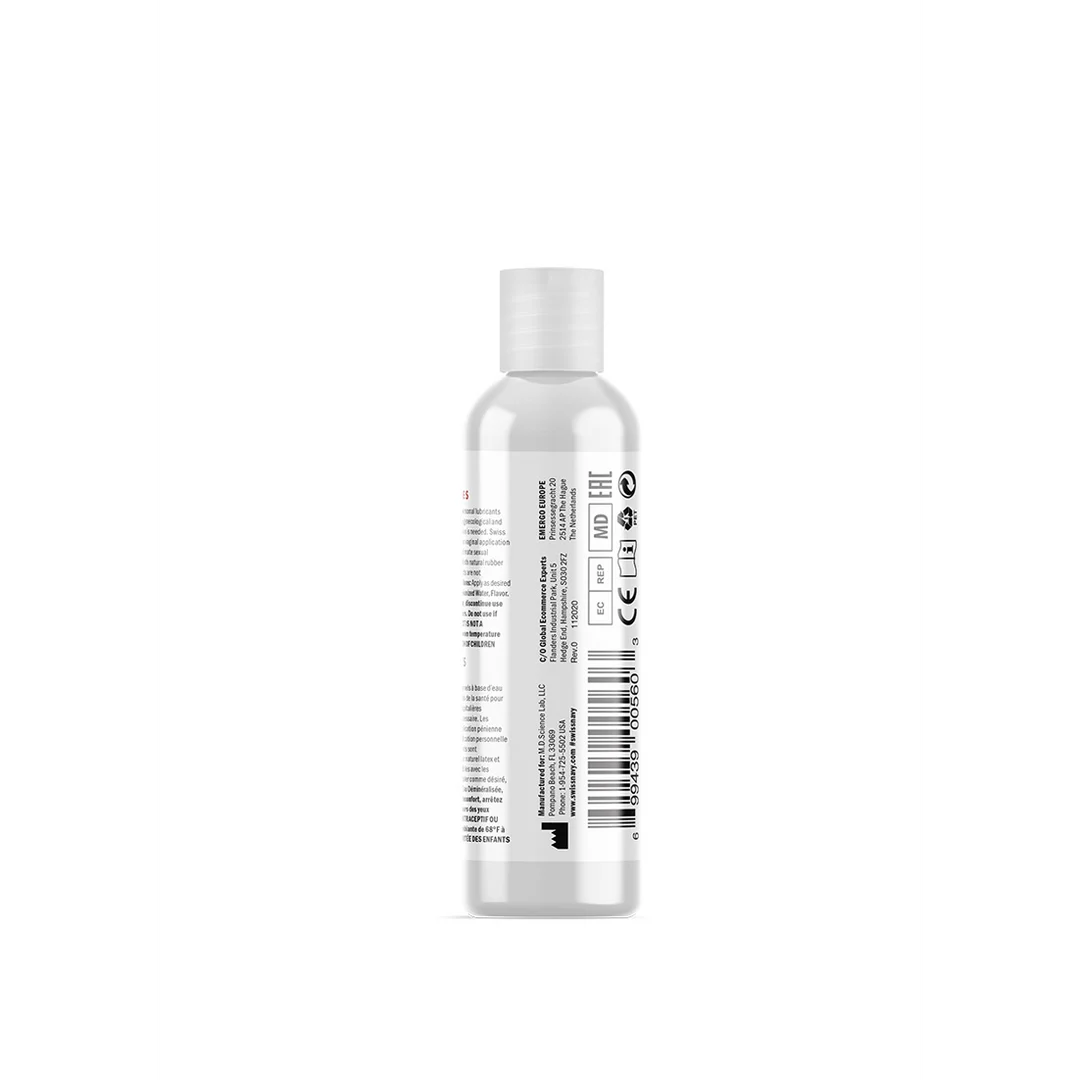 Lubrifiant – 4 in 1 Playful Flavors, comestible et chauffant – Straw Kiwi Pleasures – Swiss Navy – 29,5 ml – Image 2