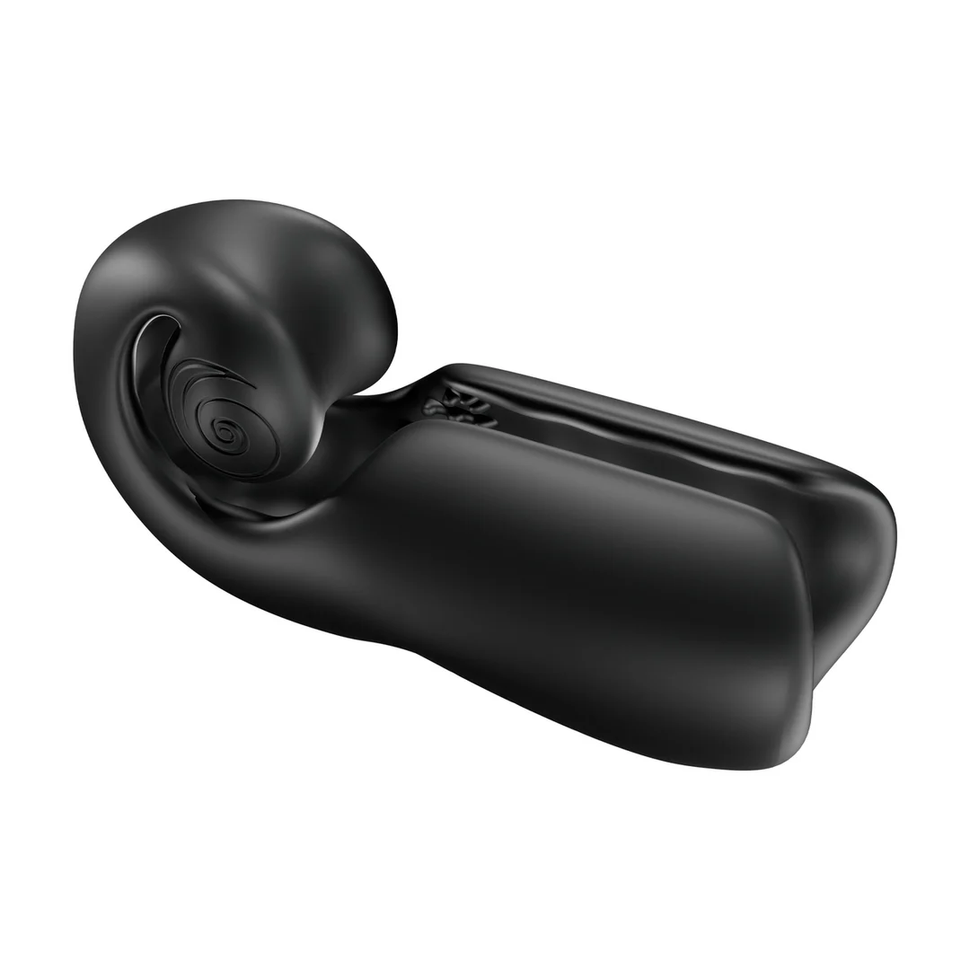 Stimulateur masculin double Snail Vibe EVO, noir – Image 4