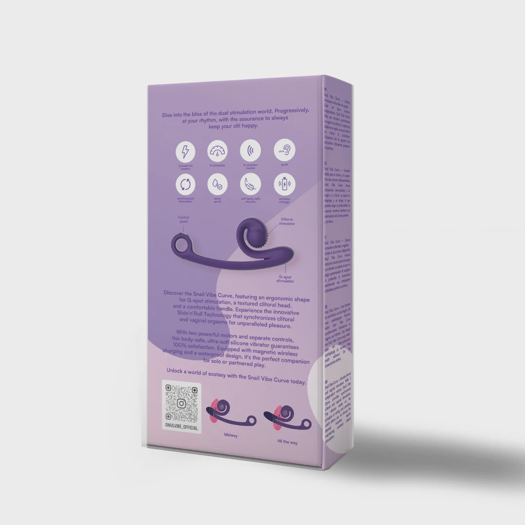 Stimulateur double Snail Vibe Curve – Image 12