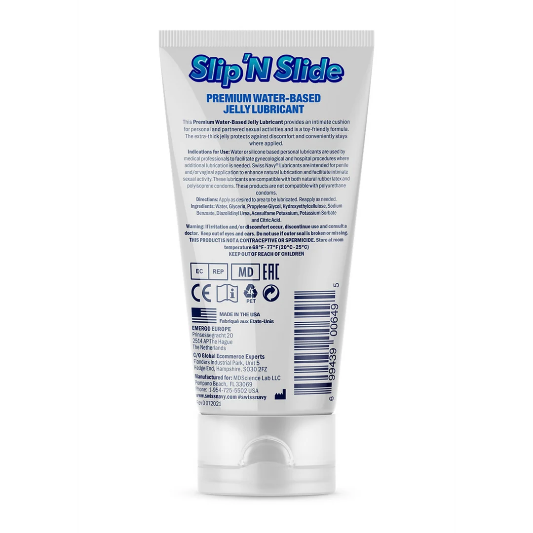Lubrifiant à base d’eau – gelée ultra épaisse qui reste en place – sans parfum et sans saveur – 59 ml – Swiss Navy – Image 3