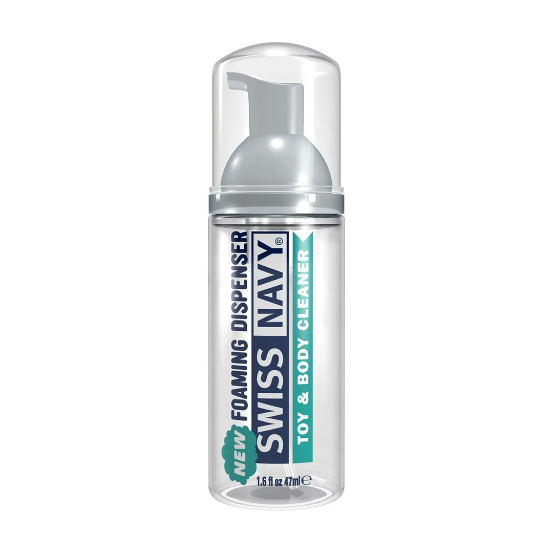 Nettoyant pour sextoys et le corps – Spray nettoyant pour sextoys et la peau, compatible avec les lubrifiants à base de silicone – Swiss Navy – 177 ml / 6 fl oz – ÉCHANTILLON – Image 3