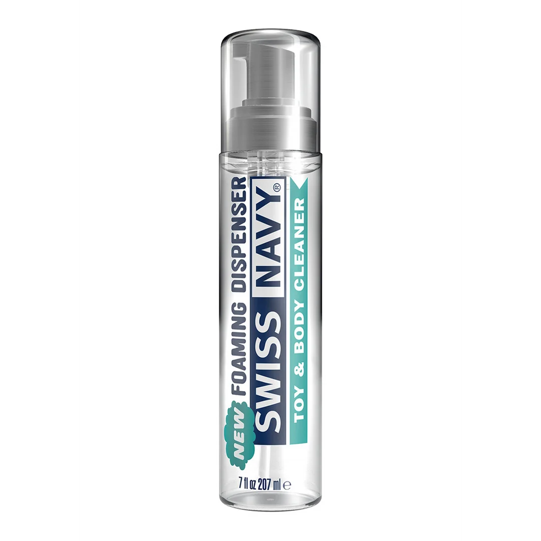 Nettoyant pour sextoys et le corps – Spray nettoyant pour sextoys et la peau, compatible avec les lubrifiants à base de silicone – Swiss Navy – 177 ml / 6 fl oz – ÉCHANTILLON – Image 6