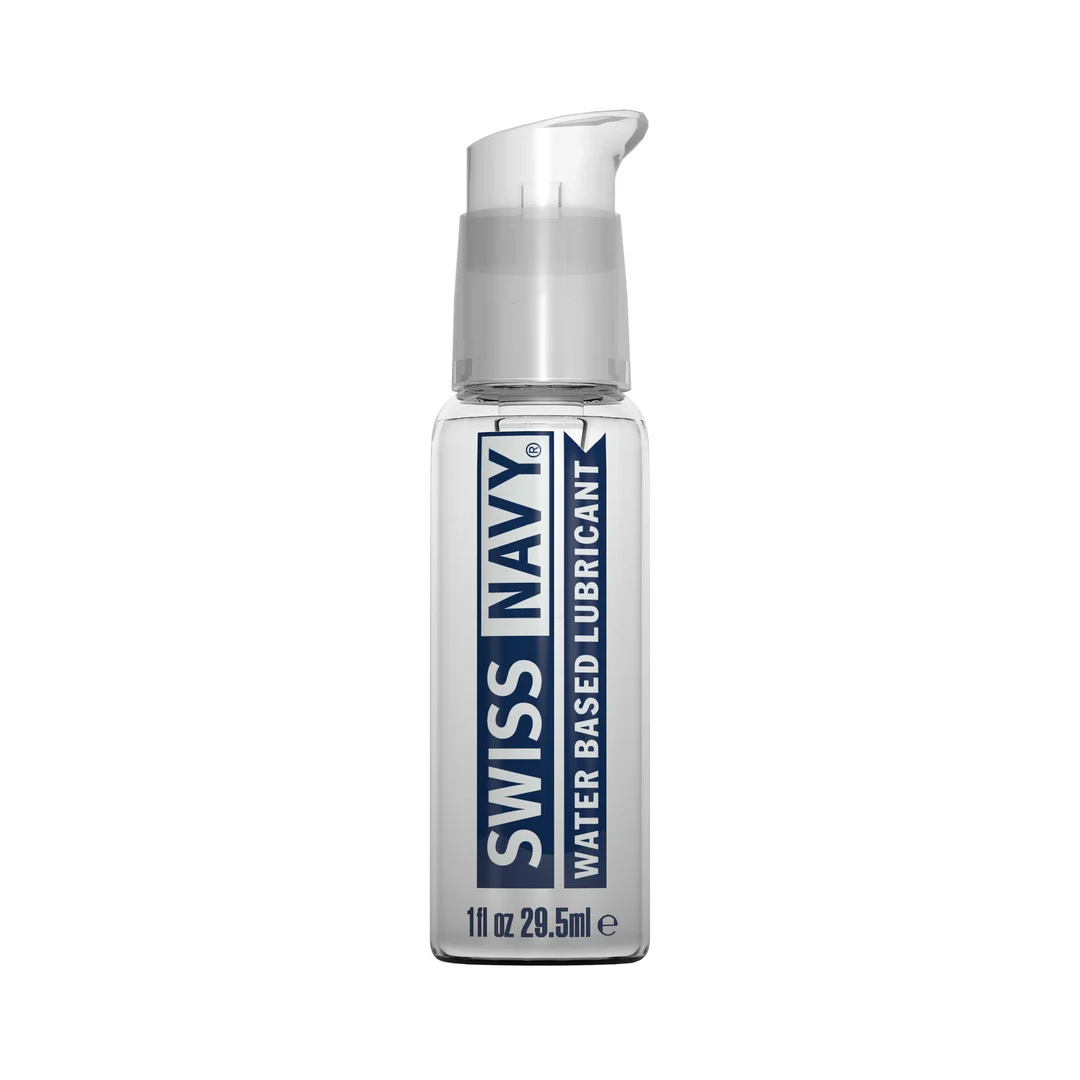 SNWB1_1_2 Lubrifiant à base d’eau – gel lubrifiant Premium en flacon étanche, pratique pour voyager – sans parfum, sans goût – 59 ml – Swiss Navy – Image 1