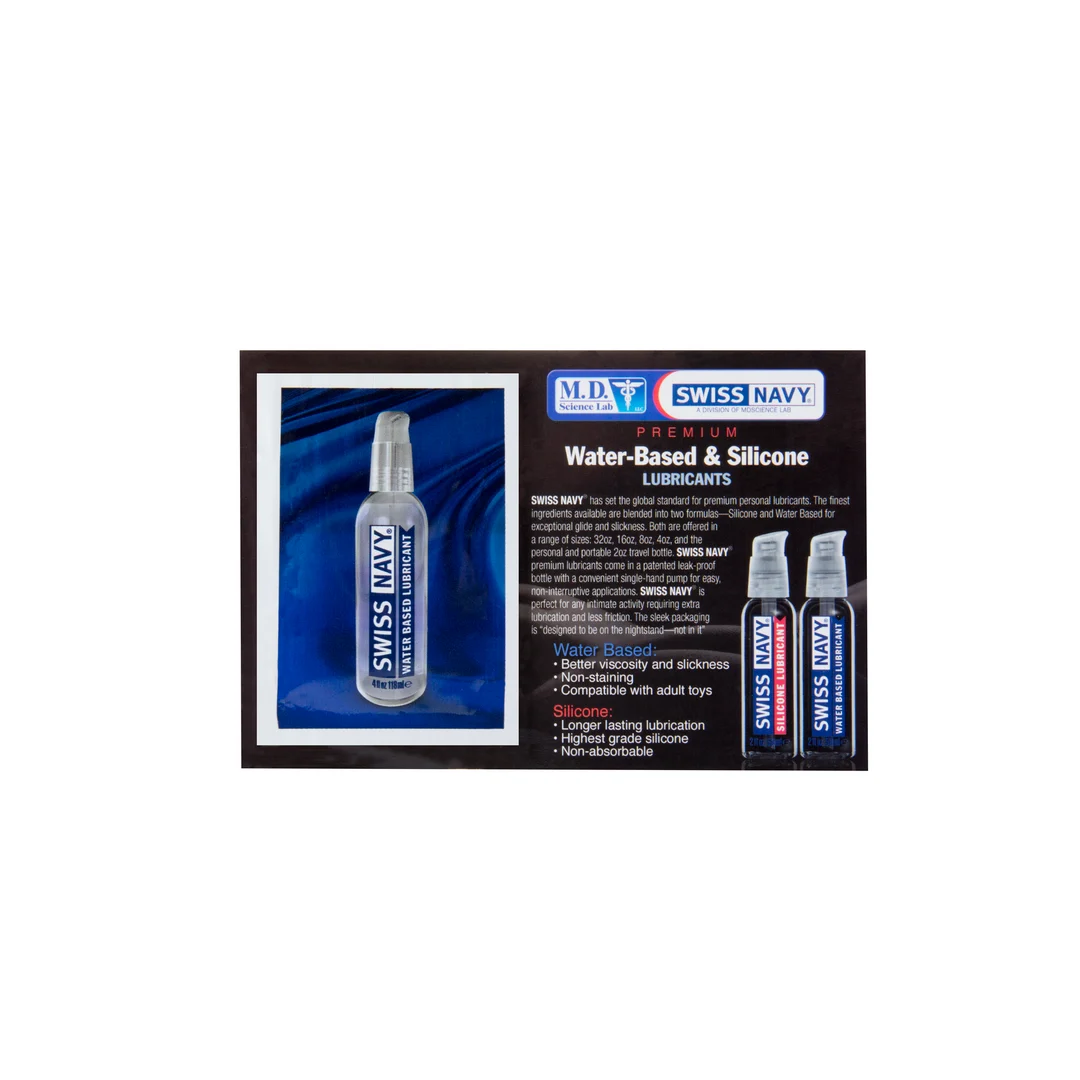 Lubrifiant à base d’eau – gel lubrifiant Premium en flacon étanche, pratique pour voyager – sans parfum, sans goût – 59 ml – Swiss Navy – Image 2