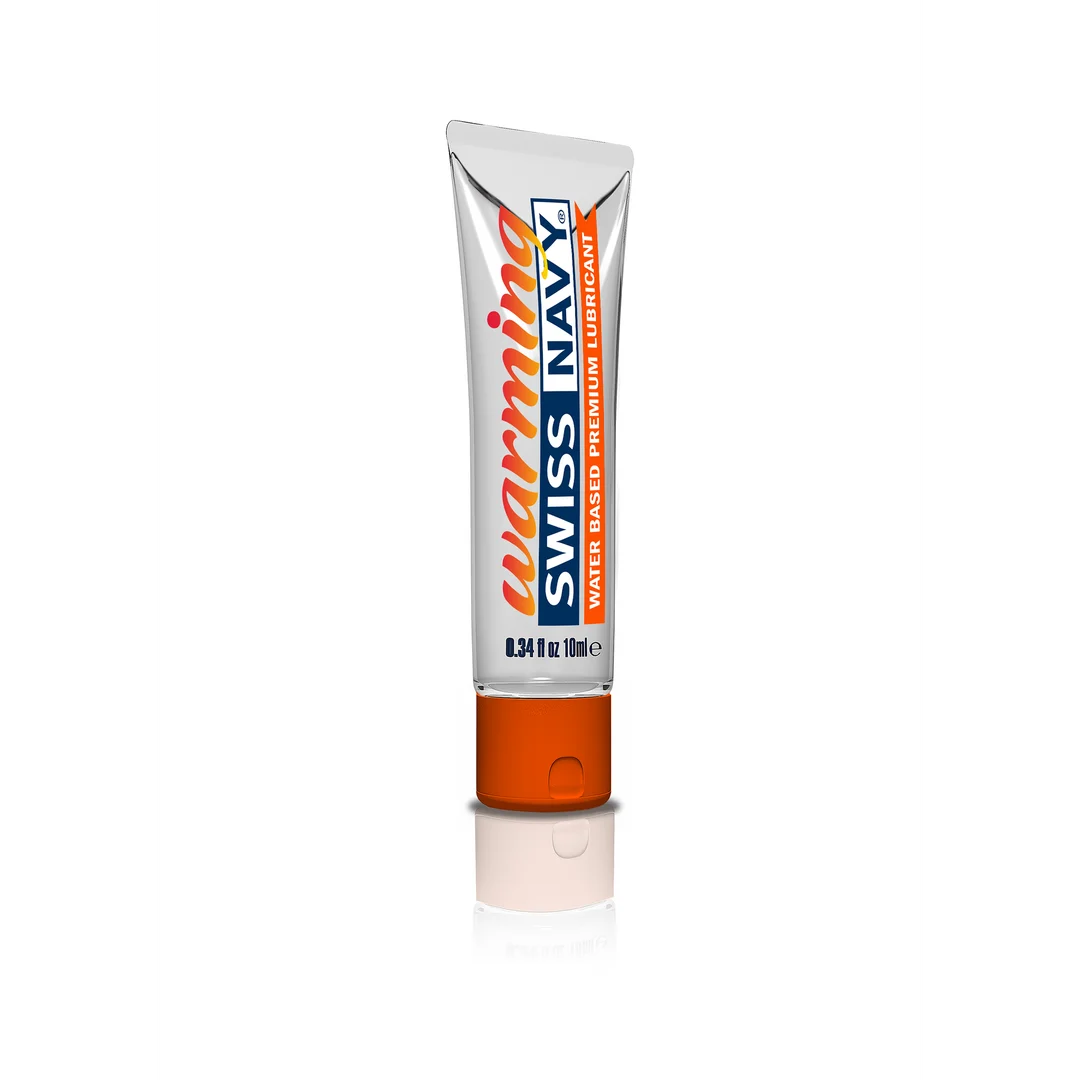 Lubrifiant à base d’eau, gel premium chauffant, en flacon de voyage anti fuite, sans parfum et sans goût, 59 ml, Swiss Navy – Image 2