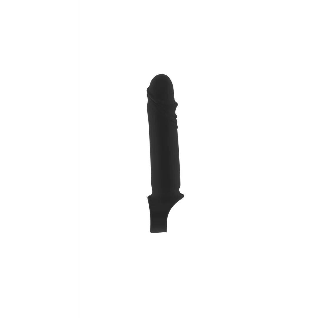 Gaine pénienne avec anneau pour les testicules, extension pénienne élastique – Image 2
