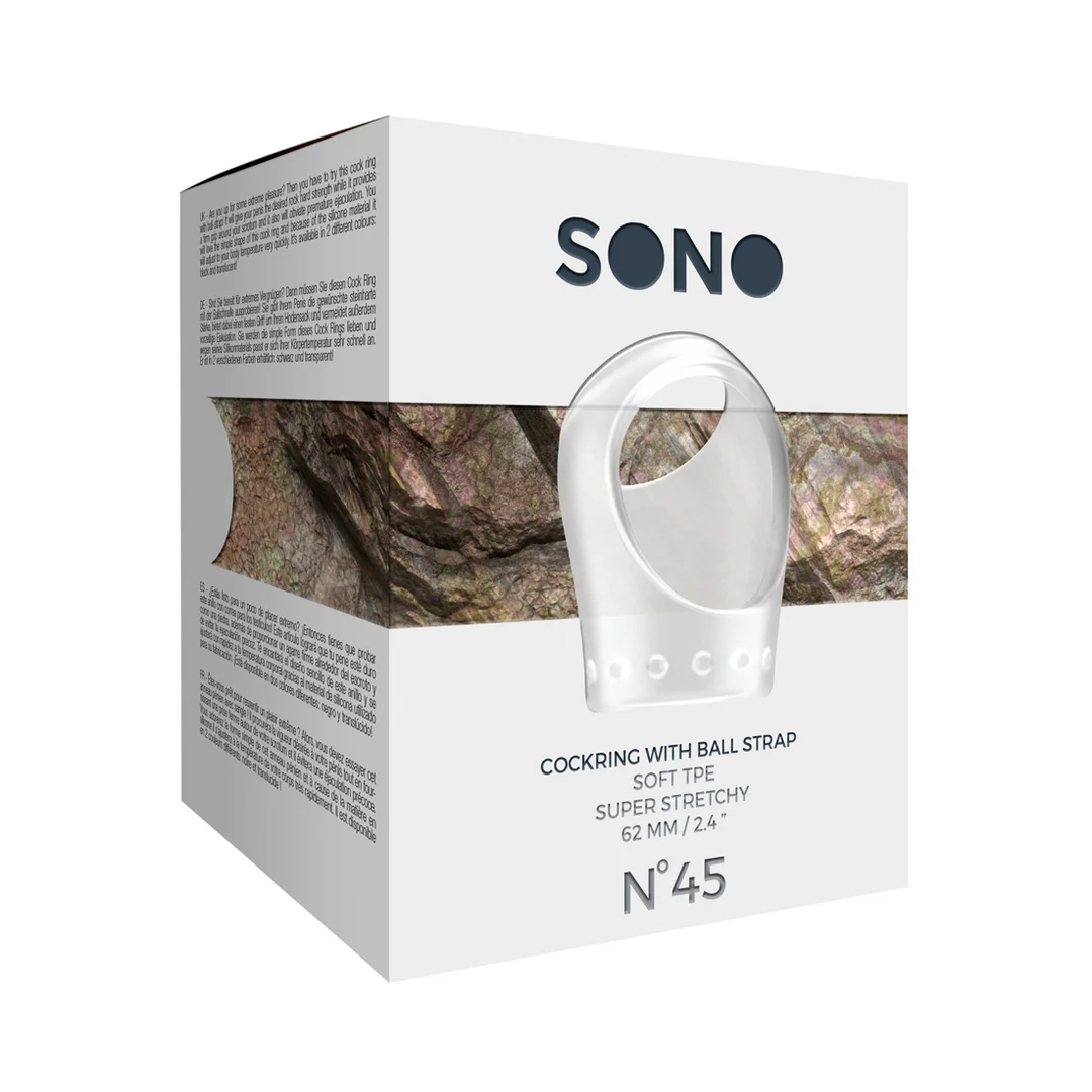 Anneau pénien Sono by Shots Nr.45 avec sangle pour testicules – Image 4