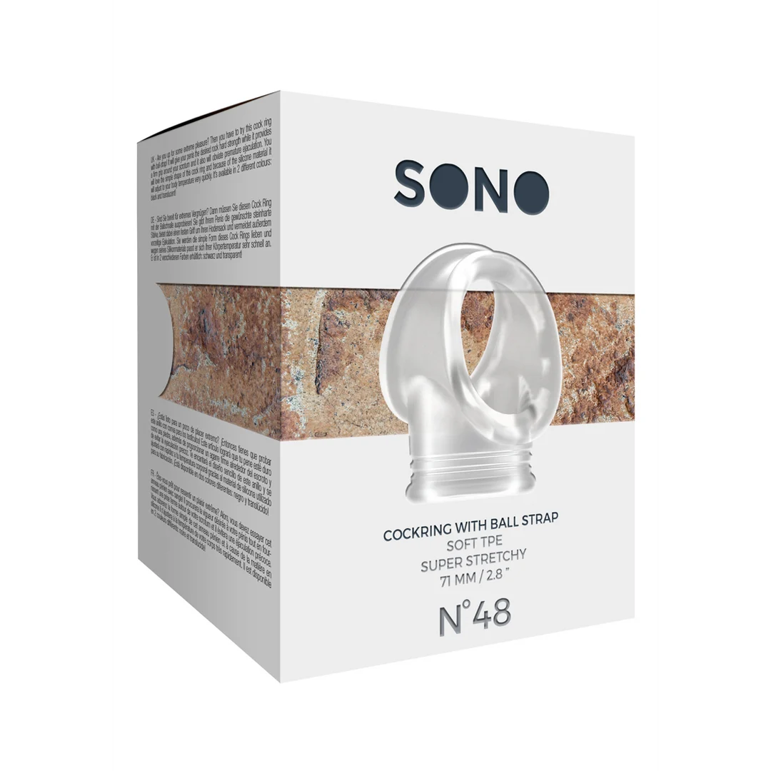 Anneau pénien Sono by Shots Nr.48 avec sangle testiculaire – Image 4