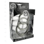 Collection d’anneaux péniens en acier XR Brands Trine