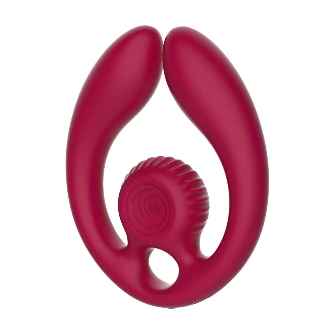 GIZI Duo stimulateur double pour couple bordeaux – Image 3