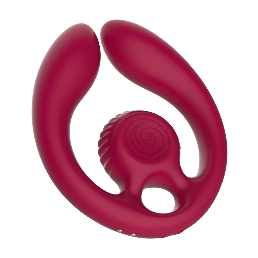 GIZI Duo stimulateur double pour couple bordeaux – Image 4