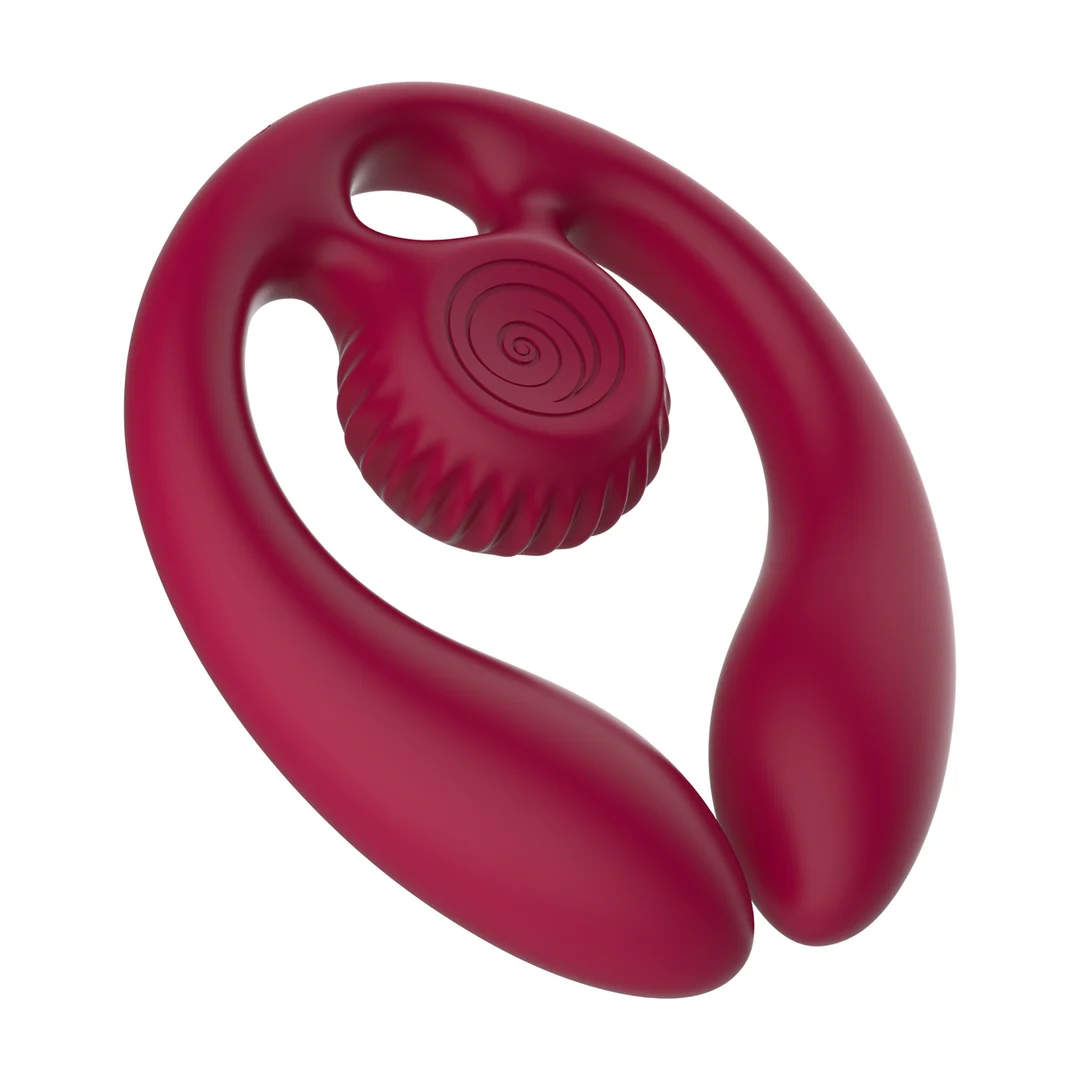 GIZI Duo stimulateur double pour couple bordeaux – Image 5