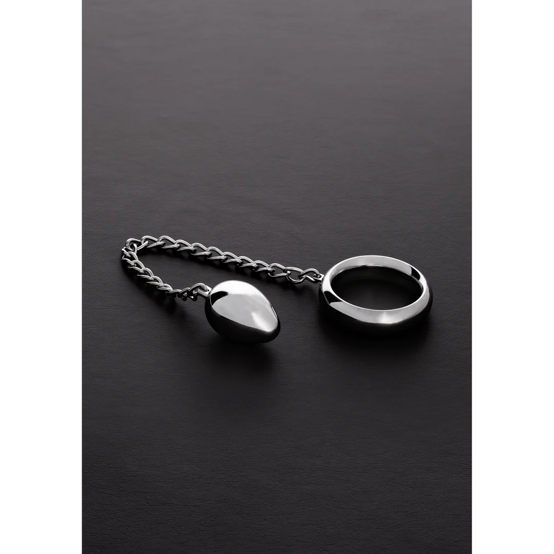 Anneau pénien Donut C avec œuf anal Steel by Shots – Image 10