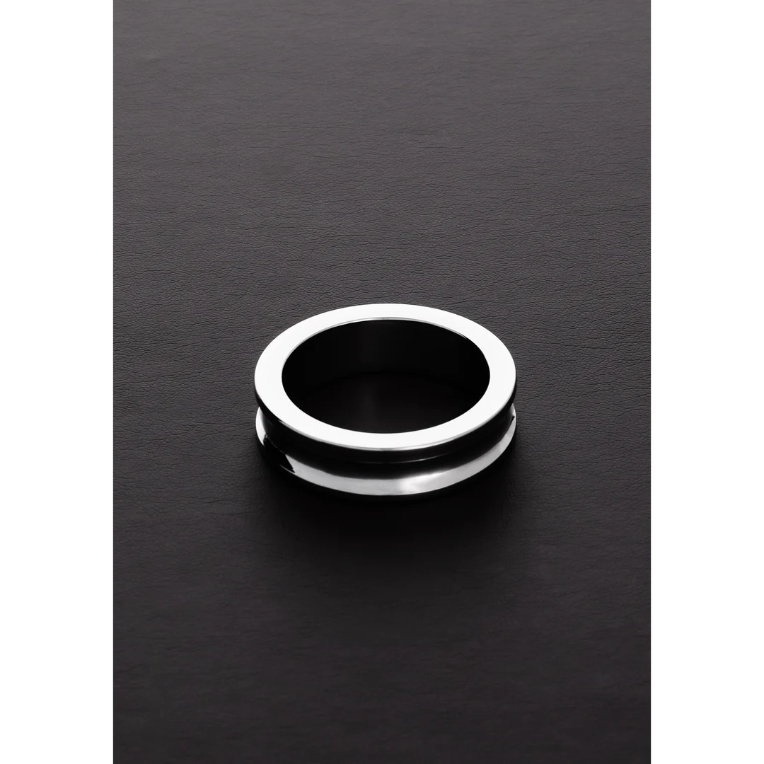 Anneau pénien sans vibrations à bords intérieurs arrondis – 0,6 x 1,8 / 15 x 45 mm – Image 2